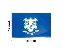 12"x18" Connecticut Nylon Outdoor Flag